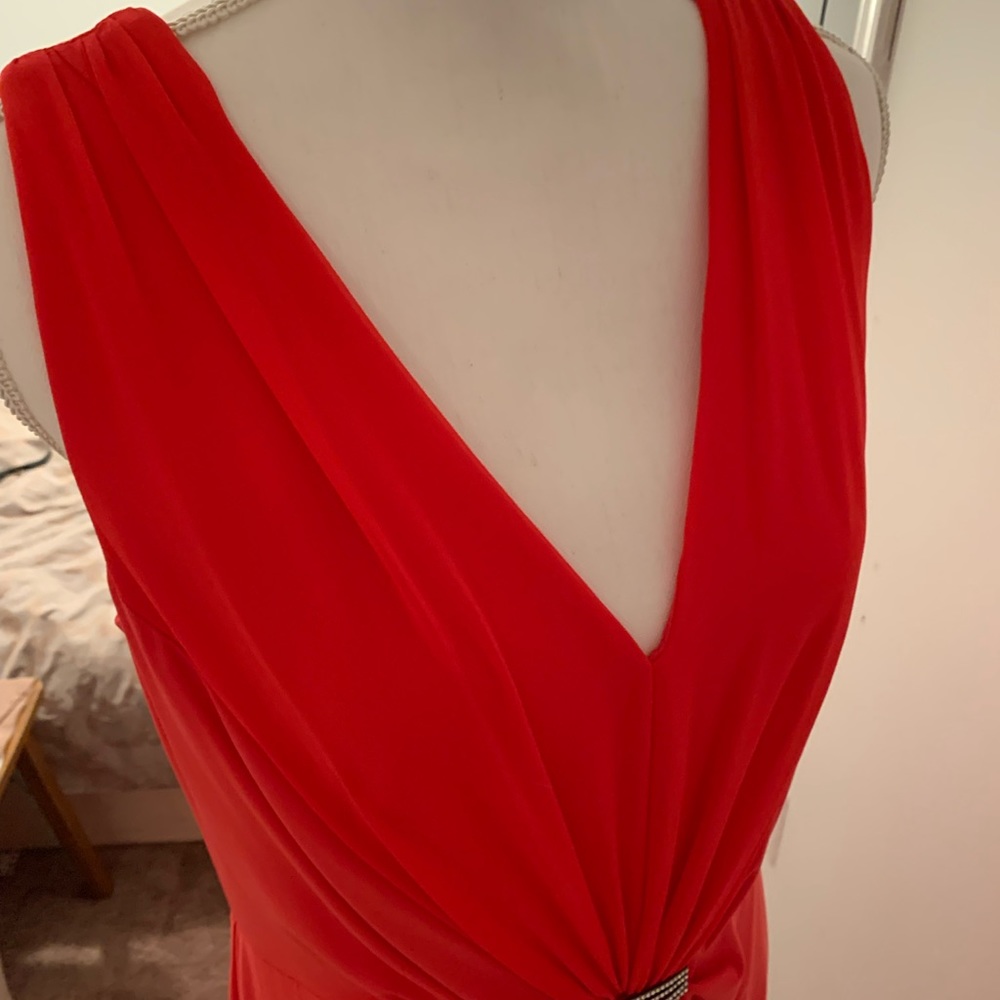 Beautiful Red Ralph Lauren Gown - Picture 3 of 10